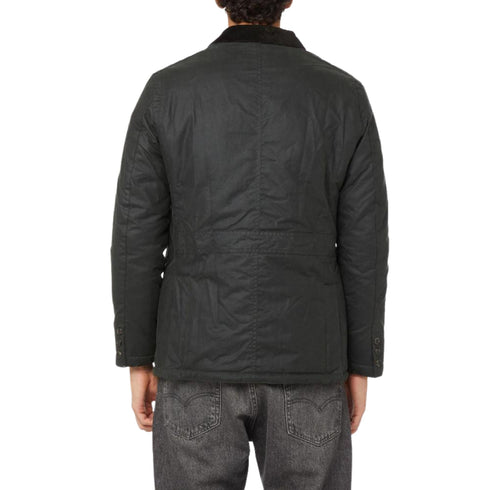 Giacca Uomo cerata Winter Lutz Jkt Verde BARBOUR- Francavilla Moda